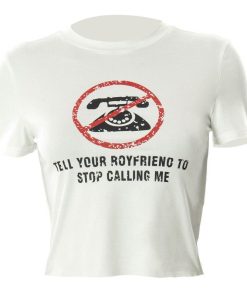 Basic Outfit Women, Hoodie Cute Outfit - Tell Your Boyfriend Crop Top