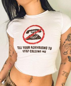 Basic Outfit Women, Hoodie Cute Outfit - Tell Your Boyfriend Crop Top