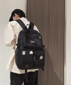 Beauty Outfits, Trajes Aesthetic - Extra Pockets Unisex School Backpack