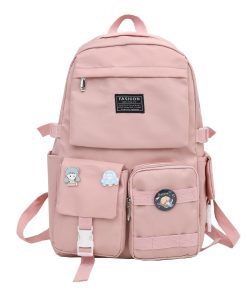 Beauty Outfits, Trajes Aesthetic - Extra Pockets Unisex School Backpack