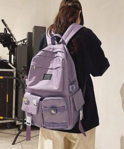 Beauty Outfits, Trajes Aesthetic - Extra Pockets Unisex School Backpack