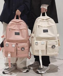 Beauty Outfits, Trajes Aesthetic - Extra Pockets Unisex School Backpack