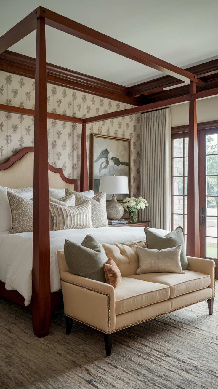 Designing a Bedroom with Cherry Wood Furniture Elegance outfit idea