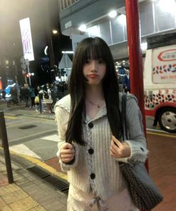 Beige Slim-Fit Lace Splicing Camisole for Women - Korean Style Pumpkin-Inspired Top