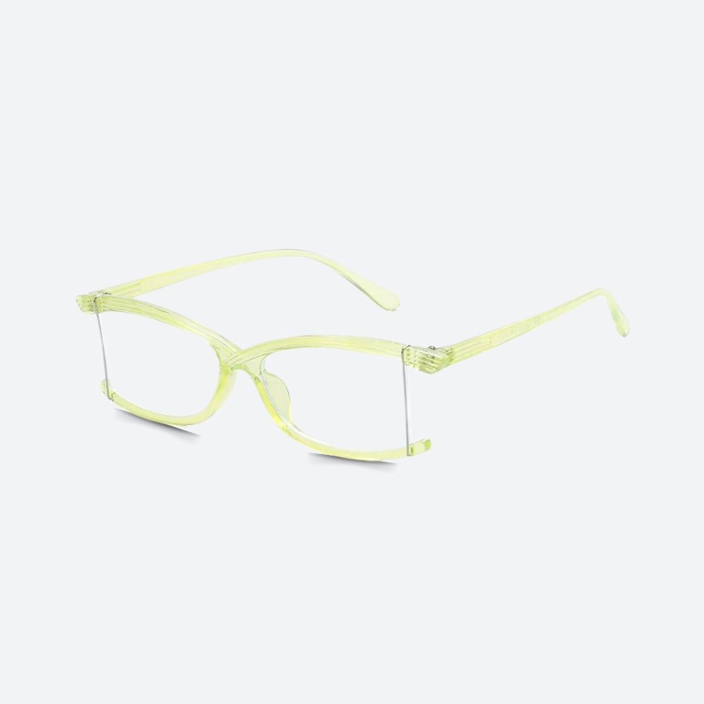 Black And Blue Style, Outfit For Girls Day Out - Half Frame Sunglasses Black And Blue Style, Outfit For Girls Day Out - Half Frame Sunglasses