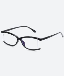 Black And Blue Style, Outfit For Girls Day Out - Half Frame Sunglasses