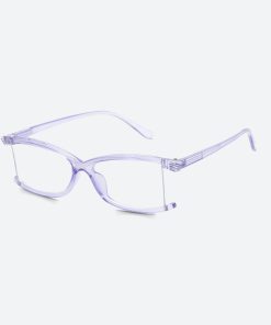 Black And Blue Style, Outfit For Girls Day Out - Half Frame Sunglasses