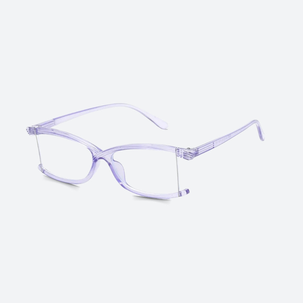 Black And Blue Style, Outfit For Girls Day Out - Half Frame Sunglasses Black And Blue Style, Outfit For Girls Day Out - Half Frame Sunglasses