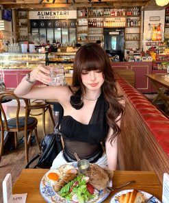 Black Floral Lace Camisole for Women - Sexy Sheer Slim Fit Summer Top - Y2K Inspired Hot Girl Style