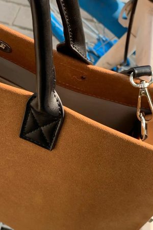 Black Matte Retro Oversized Tote Bag - Autumn Winter Shoulder Crossbody Style, Large Capacity, Trendy 2025 Design