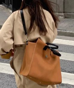 Black Matte Retro Oversized Tote Bag - Autumn Winter Shoulder Crossbody Style, Large Capacity, Trendy 2025 Design