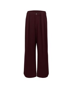 Black Pleated Wide-Leg Suit Pants in Ultra-Thick TR Fabric - Spring/Summer 2025 Fashion, Trendy and Stylish for Effortless Elegance