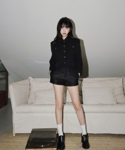 Black Short Blazer for Women - Stylish Lightweight Jacket, Perfect for Office and Casual Looks