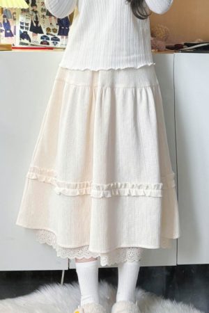 Blue Woolen Winter Loose Coat with Doll Collar, Double-Breasted Design, Cute Pudding Bear JK Uniform Style
