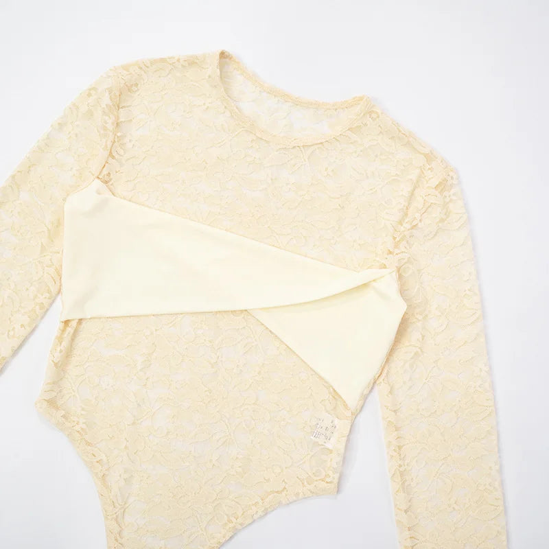 Bra Aesthetic Outfits, University Outfit Ideas Casual Simple - Lace Top & Bodysuit Two Piece Set Bra Aesthetic Outfits, University Outfit Ideas Casual Simple - Lace Top & Bodysuit Two Piece Set