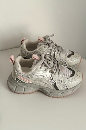 Breathable Mesh Dad Shoes for Women - 2025 New Thick-Soled Height-Increasing Casual Sports Running Sneakers