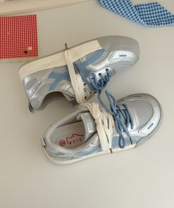 Breathable Mesh Thick-Soled Sneakers for Women - Height-Increasing Casual Sports Shoes for Summer 2025, Trendy and Comfortable