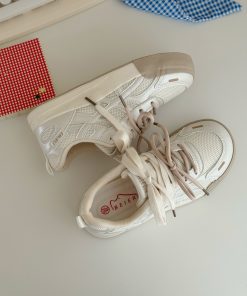 Breathable Mesh Thick-Soled Sneakers for Women - Height-Increasing Casual Sports Shoes for Summer 2025, Trendy and Comfortable