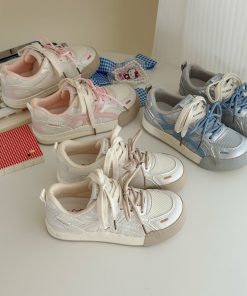 Breathable Mesh Thick-Soled Sneakers for Women - Height-Increasing Casual Sports Shoes for Summer 2025, Trendy and Comfortable