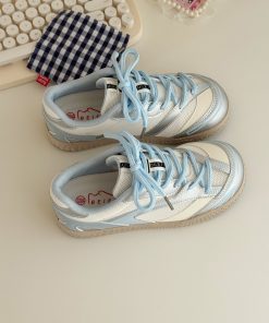 Breathable Mesh Training Shoes for Women - 2025 Summer Thick-Soled Versatile White Sneakers for Fitness and Everyday Wear