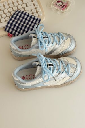 Breathable Mesh Training Shoes for Women - 2025 Summer Thick-Soled Versatile White Sneakers for Fitness and Everyday Wear