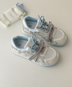 Breathable Mesh White Sports Shoes for Women - Summer 2025 Casual Training Sneakers, Versatile Thin Style