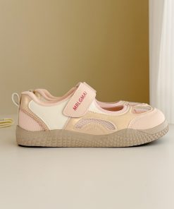 Breathable Velcro Casual Shoes for Women - Soft Sole White Sneakers for Summer 2025, Versatile & Stylish Footwear for Students