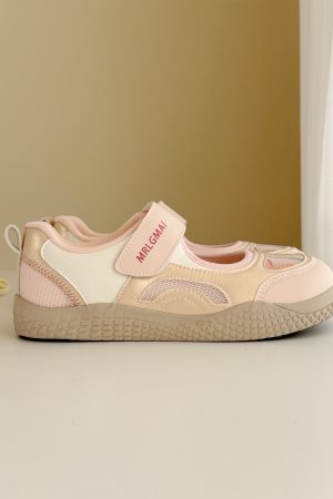 Breathable Velcro Casual Shoes for Women - Soft Sole White Sneakers for Summer 2025, Versatile & Stylish Footwear for Students