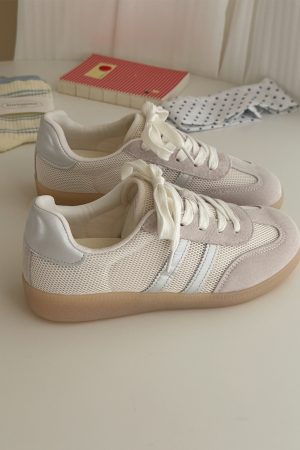 Breathable White Training Shoes for Women - Summer 2025 Versatile Casual Sneakers with Soft Sole - Perfect for Everyday Wear