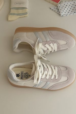 Breathable White Training Shoes for Women - Summer 2025 Versatile Casual Sneakers with Soft Sole - Perfect for Everyday Wear