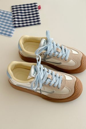 Breathable Women's Training Shoes - 2025 Summer Thick-Soled Versatile Soft-Soled White Sneakers for Sports and Skating
