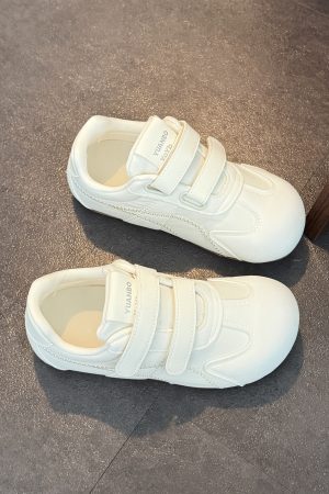 Breathable Women's Training Shoes - Summer 2025 Puff Casual Sneakers - Versatile White Athletic Footwear