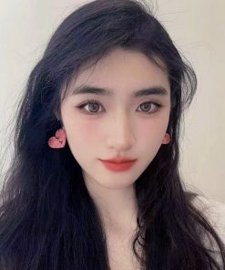 Broken Heart Earrings for Women - Exaggerated Dark Sweet Style, Contrasting Colors, Fun Ear Clips, Unique Fashion Accessories