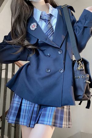 Brown Trench Coat for Women - 2025 Autumn JK Uniform Mid-Length Short Coat for Petite Sizes, Cute Pudding Bear Design