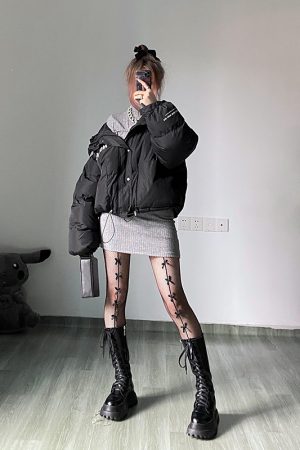 Butterfly Knot Mesh Stockings for Men â€“ Slim Look Dance Wear, Cute and Stylish, Perfect for 90s and Y2K Fashion