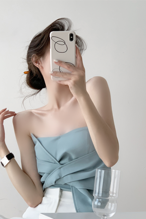 Butterfly Knot Strapless Summer Vest - Sweetheart Hot Girl Top, Sexy Base Layer, Niche Outerwear for Trendy Summer Looks