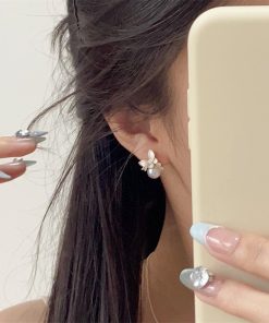 Butterfly Pearl Stud Earrings for Women - Gentle, Cute, and Exquisite Design - Versatile High-End Fashion Jewelry