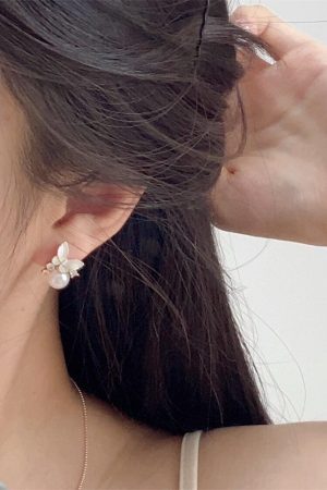 Butterfly Pearl Stud Earrings for Women - Gentle, Cute, and Exquisite Design - Versatile High-End Fashion Jewelry
