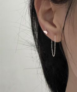 Butterfly Tassel Ear Thread Earrings for Women, Comfortable Ear Hole Care, 2025 Trendy Accessories for Sleep and Daily Wear