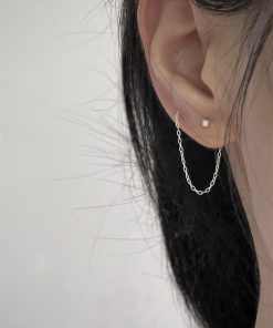 Butterfly Tassel Ear Thread Earrings for Women, Comfortable Ear Hole Care, 2025 Trendy Accessories for Sleep and Daily Wear