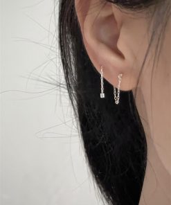 Butterfly Tassel Ear Thread Earrings for Women, Comfortable Ear Hole Care, 2025 Trendy Accessories for Sleep and Daily Wear