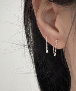 Butterfly Tassel Ear Thread Earrings for Women, Comfortable Ear Hole Care, 2025 Trendy Accessories for Sleep and Daily Wear