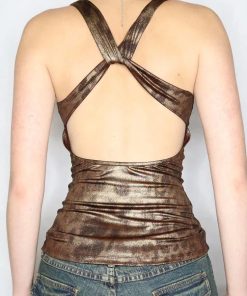 Carrie Bradshaw, Girl Dressing Style - Baddie Leopard Backless Top