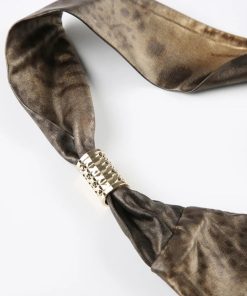 Carrie Bradshaw, Girl Dressing Style - Baddie Leopard Backless Top