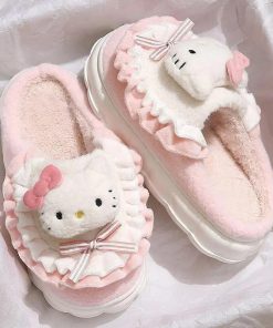 Casual Chic Spring, Pretty Outfits Fancy - Hello Kitty Slippers