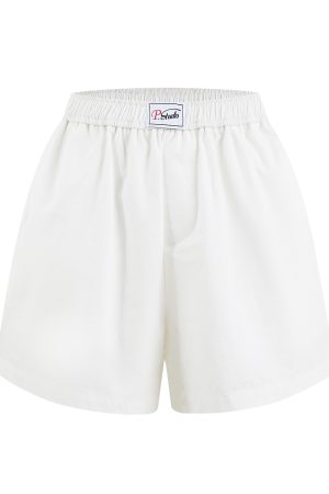 Casual Cotton Beach Shorts for Men - Straight Fit, Elastic Waist, Slimming Design, Perfect for Outdoor Sports and American Style