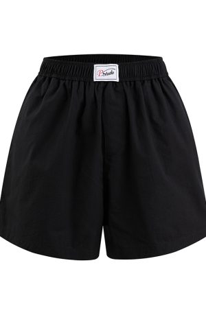 Casual Cotton Beach Shorts for Men - Straight Fit, Elastic Waist, Slimming Design, Perfect for Outdoor Sports and American Style