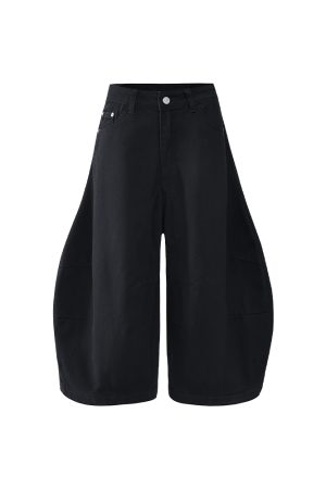 Casual Loose Machete Pants - Trendy Three-Quarter Shorts for Summer 2025 - American Style Fashion