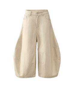 Casual Loose Machete Pants - Trendy Three-Quarter Shorts for Summer 2025 - American Style Fashion