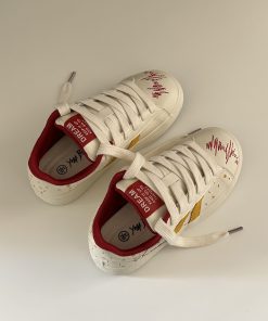 Casual Platform Sneakers for Women - Thick-Soled White Loafers, Versatile Niche Design, 2025 Trendy Footwear